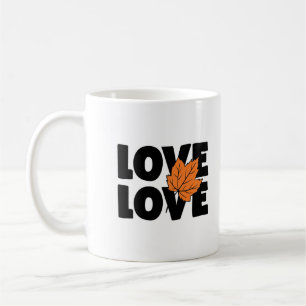 Stylish Autumn Love Coffee Mug