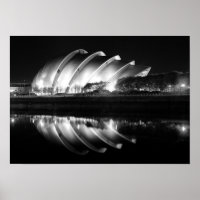 Stylish B&W Photo of the Clyde Auditorium