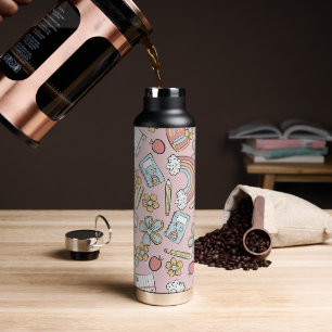 Stylish Back to School Icons  Water Bottle