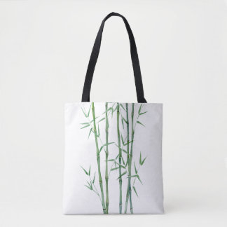 Stylish Bamboo Leaves Tote Bag