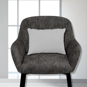 Stylish Basic Grey Solid Colour 11x16 Decorative Cushion