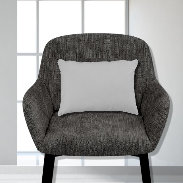 Stylish Basic Grey Solid Colour 11x16 Decorative Cushion (Creator Uploaded)