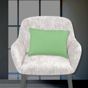 Stylish Basic Sage Green Solid Colour 11x16 Decorative Cushion