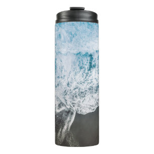 Stylish Beach Vibes Abstract Thermal Tumbler