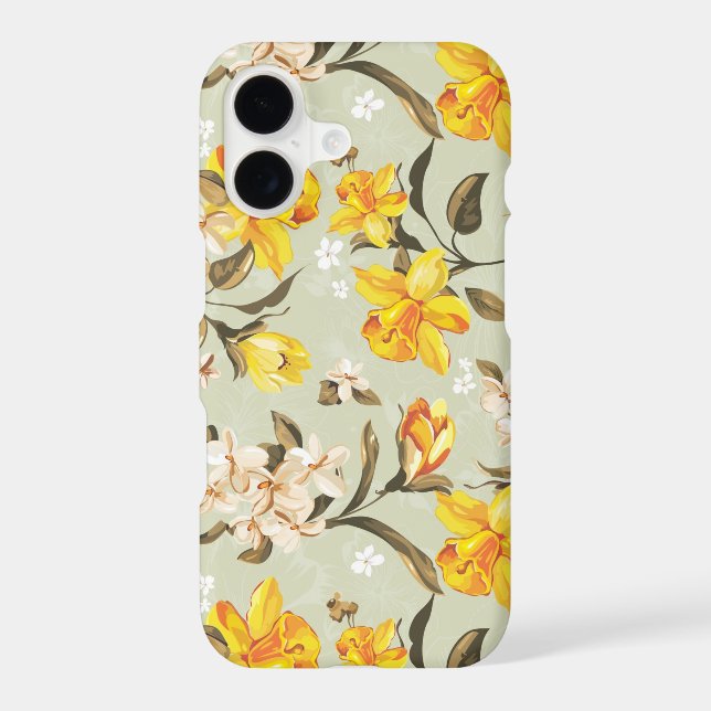Stylish beautiful bright floral pattern (Back)