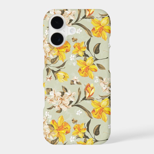 Stylish beautiful bright floral pattern (Back)