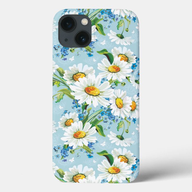 Stylish beautiful bright floral pattern 2 Case-Mate iPhone case (Back)