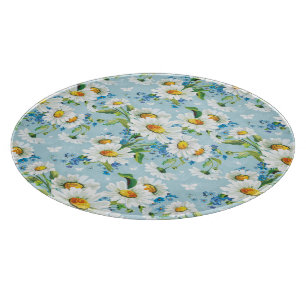 Stylish beautiful bright floral pattern 2 cutting board