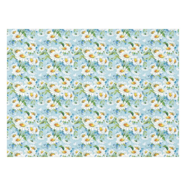 Stylish beautiful bright floral pattern 2 tablecloth (Front (Horizontal))