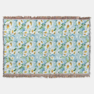 Stylish beautiful bright floral pattern 2 throw blanket