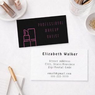 Stylish Beauty Professional Branding Business Card
