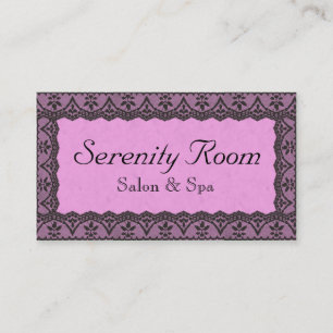 Stylish Beauty Salon and Spa Business Card