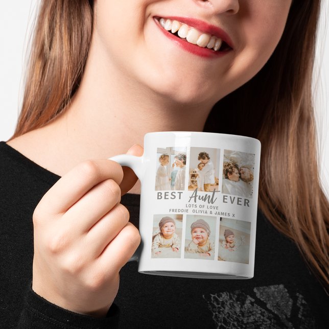 Stylish Best Aunt Ever 6 Photo  Coffee Mug (Creator Uploaded)
