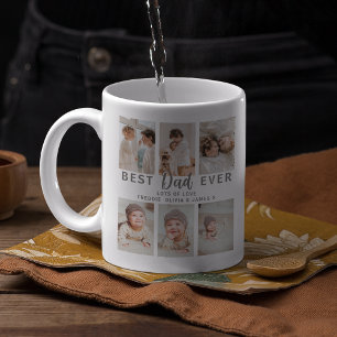 Stylish Best Dad Ever 6 Photo  Coffee Mug