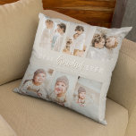 Stylish Best Grandad Ever 6 Photo  Cushion<br><div class="desc">Make every moment count this Christmas or birthday with our best ever Grandad pillow in cream. Personalise it easily with 6 of your favourite photos and special text for a thoughtful photo keepsake.</div>