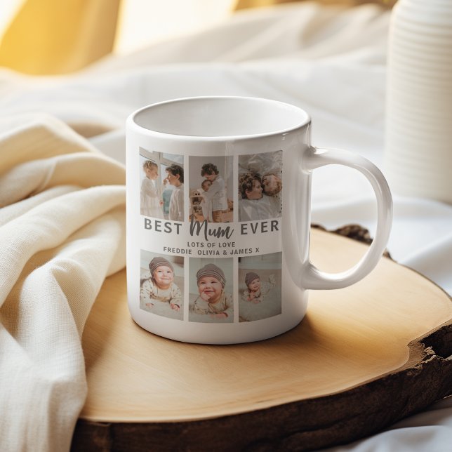 Stylish Best Mum Ever 6 Photo  Coffee Mug (Creator Uploaded)