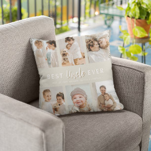 Stylish Best Uncle Ever 6 Photo  Cushion