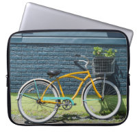 Stylish Bike Leaning on Wall