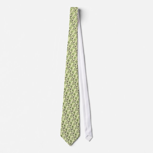 stylish-bike-themed tie (Front)