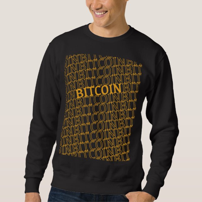 Stylish Bitcoin - Btc crypto  Sweatshirt (Front)