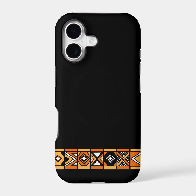 Stylish Black African art pattern iphone 5 case (Back)