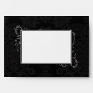 Stylish Black and Grey Gothic Style A7 Envelopes