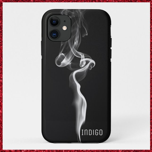 Stylish Black and Grey Smoke Case-Mate iPhone Case (Creator Uploaded)