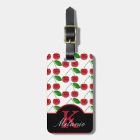 Stylish Black and Red Cherries Personalised