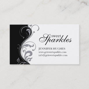 Stylish Black and White Business Cards