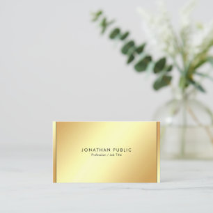 Stylish Black & Gold Professional Modern Template Business Card