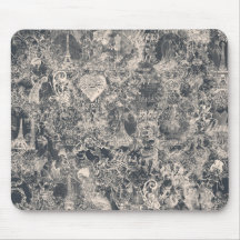 Stylish Black Paris Toile Design