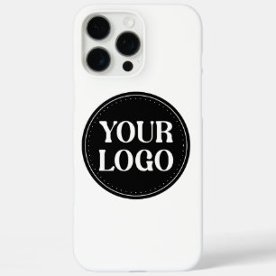 Stylish Black QR Code Design Elegant Brand iPhone 16 Pro Max Case
