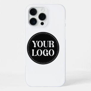 Stylish Black QR Code Design Elegant Brand iPhone 16 Pro Max Case