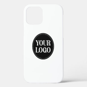 Stylish Black QR Code Design Elegant Brand iPhone 12 Pro Case