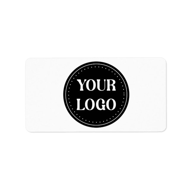 Stylish Black QR Code Design | Elegant Brand Label (Front)