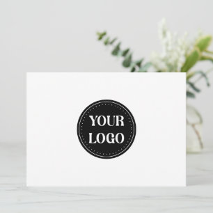 Stylish Black QR Code Design Elegant Brand Save The Date