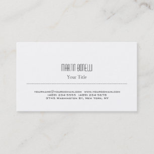 Stylish Black & White Trendy Business Card