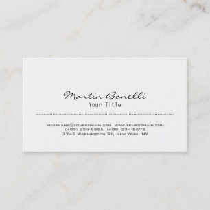 Stylish Black & White Trendy Business Card