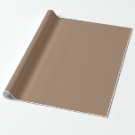 Stylish Blank Template Solid Colour Dark Beige Wrapping Paper<br><div class="desc">Elegant Modern Cool Dark Beige Solid Colour Blank Custom Simple Template Crafts & Party Supplies Gift Wrapping Supplies / 30 inches x 6 feet Gift Wrapping Paper.</div>