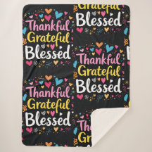 Stylish Blessed, Grateful Thankful Thanksgiving