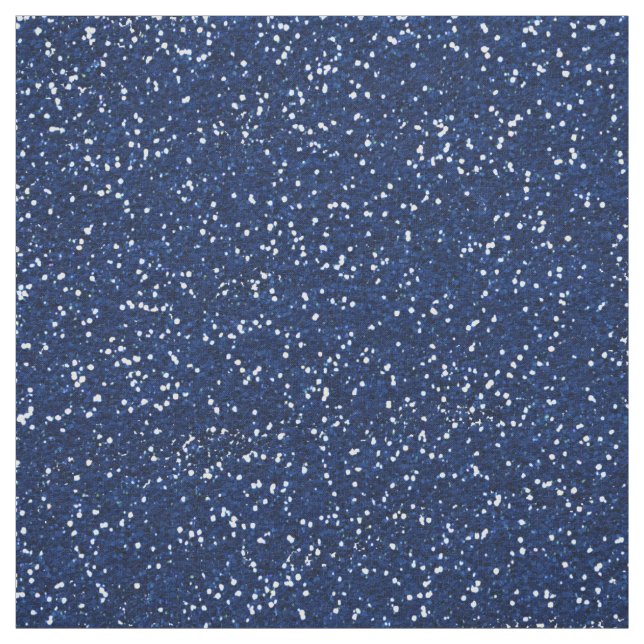 Stylish Blue Glitter Fabric (Swatch)
