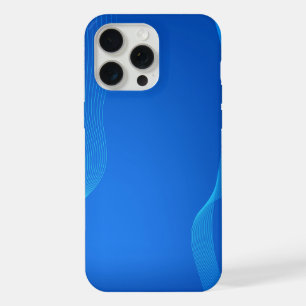 Stylish Blue leather iPhone 15 Pro Max Case