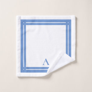 Stylish blue Personalised Hotel Athletic  Bath Towel Set
