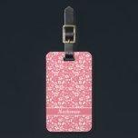 Stylish Blush Pink Girly Tropical Spring Flowers Luggage Tag<br><div class="desc">Stylish Blush Pink Tropical Spring Flowers Luggage Tag with space for your own customisation. Easy to customise the background colour for a truly unique look! Created by Zazzle pro designer BK Thompson exclusively for Cedar and String; please contact us if you need assistance with the design.</div>