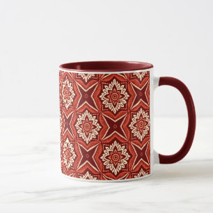 Stylish Boho Chic Floral Pattern Mug