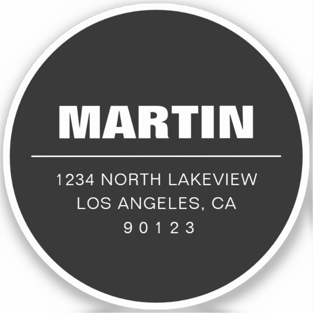 Stylish Bold Changeable Text (Front)