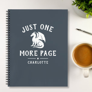 Stylish Book Lover Saying Spiral Notebook