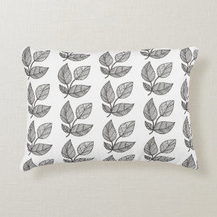 Stylish Botanical Leaf Design Sofa Throw Decorativ Decorative Cushion