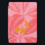 Stylish Botanical Leaf Nature Art in Pink and Red iPad Pro Cover<br><div class="desc">Protect your iPad in style with this pink and red botanical drawing phone case.</div>