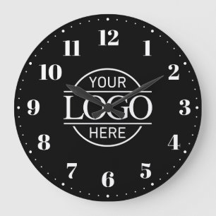 Stylish Branded Company Business Logo Promotional Large Clock